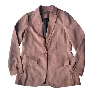Outerknown Women's Devin Blazer Tan Brown 6